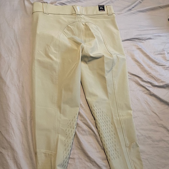 Kids affinity ice fill knee silicone, patch riding tights - Picture 2 of 4